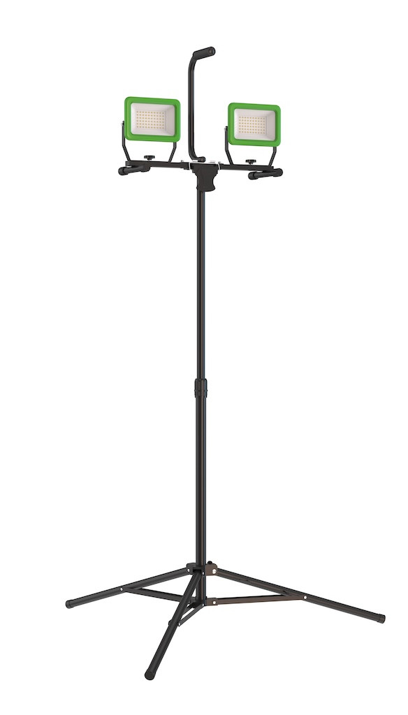 Projecteur LED double sur trépied 100 W IP65 - hauteur 1,7 m