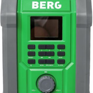 Radio de chantier Bluetooth DAB+ avec batterie Li-Ion - 2x15W - étanche IP54