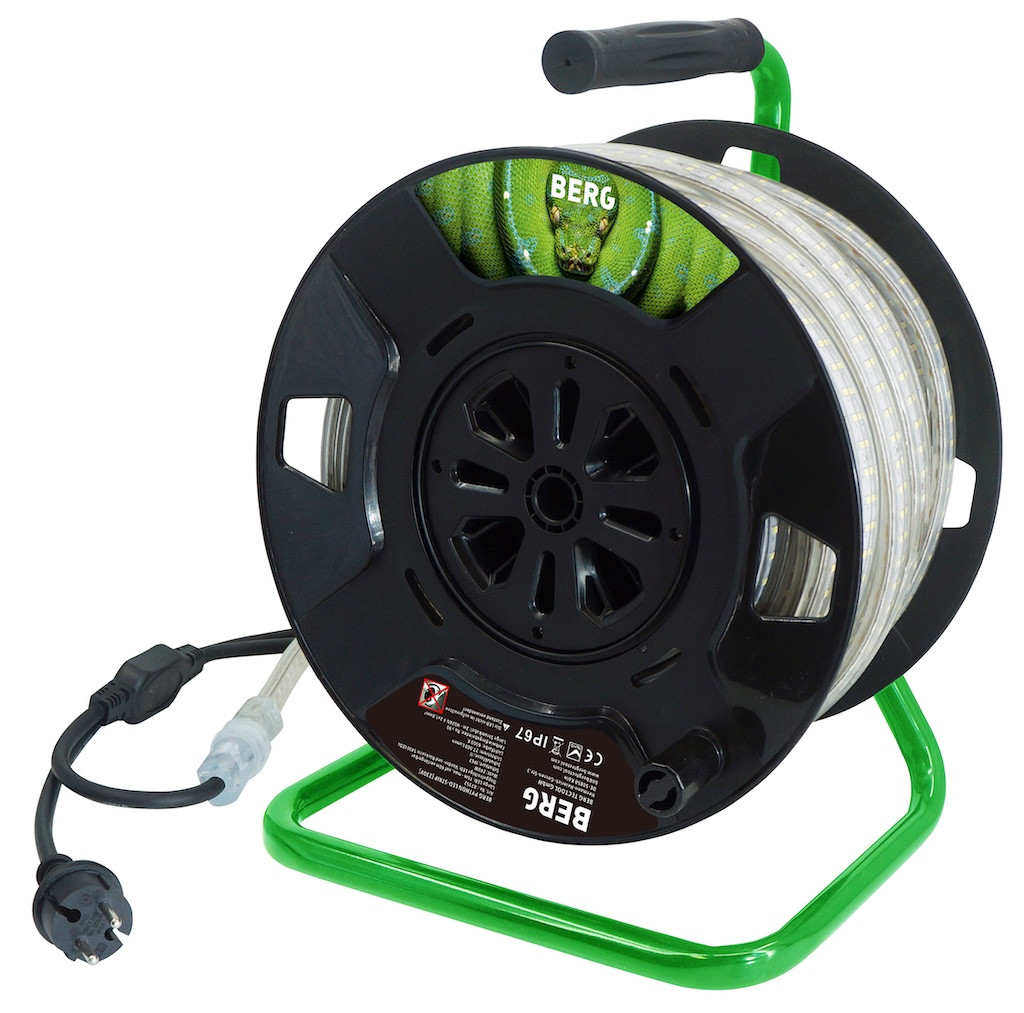 Ruban LED professionnel 15 m 240 W IP67 - éclairage chantier 27 000 lumens