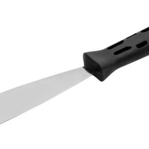 Spatule de peintre - inox - manche plastique - 100mm
