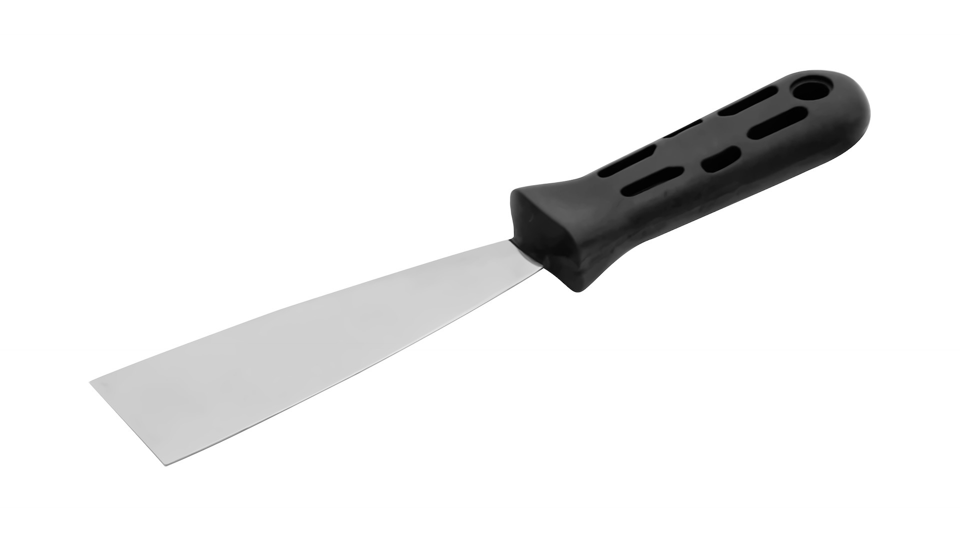 Spatule de peintre - inox - manche plastique - 30mm