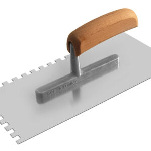 Taloche E6 - inox - bois - 280x130x0,7mm
