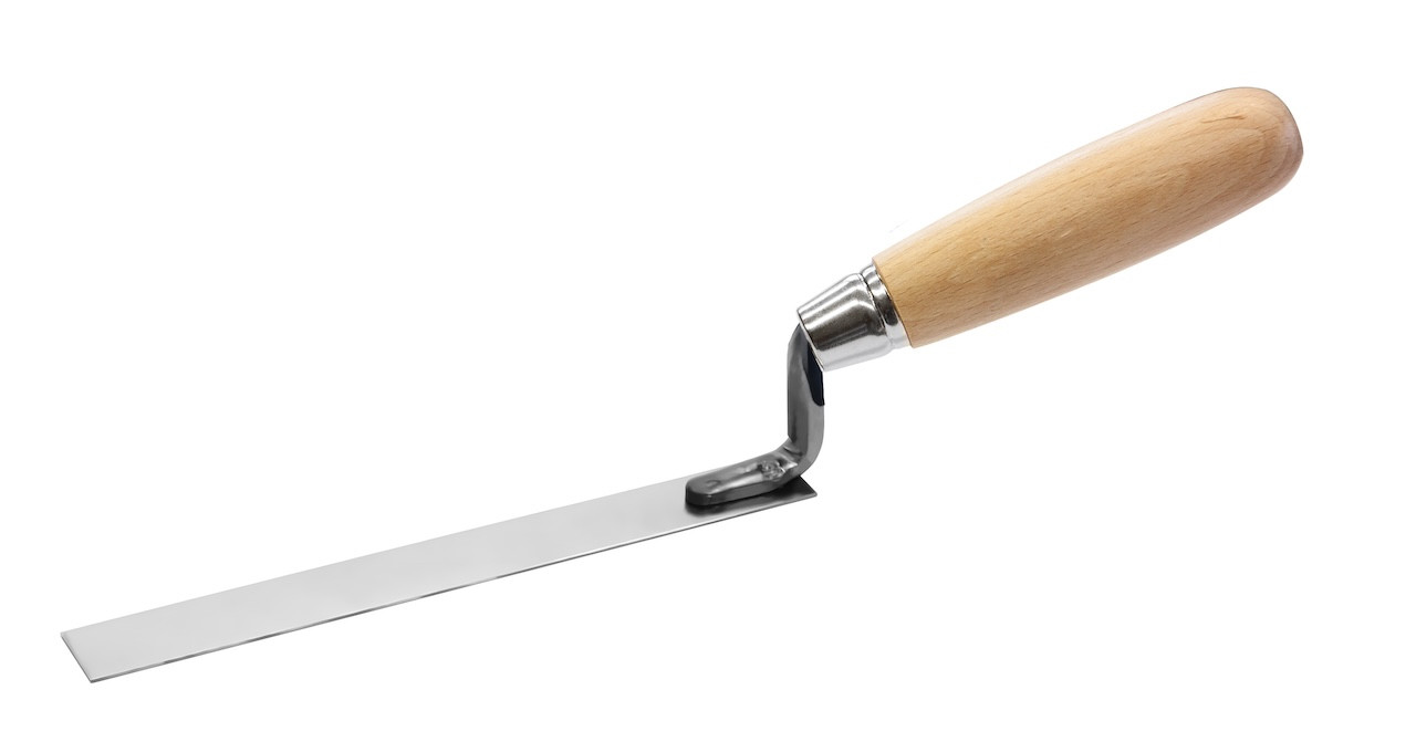 Truelle berlinoise étroite - inox - bois - 180x40mm