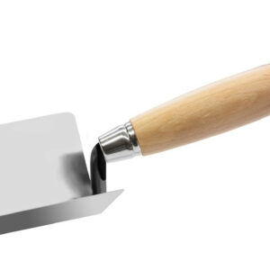 Truelle d'angle intérieur 90° - inox - bois - 80x60mm