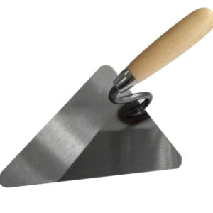 Truelle de maçon Berlinoise - acier - col en S - bois - 220 mm
