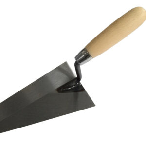 Truelle italienne - acier - ronde - bois - 180 mm