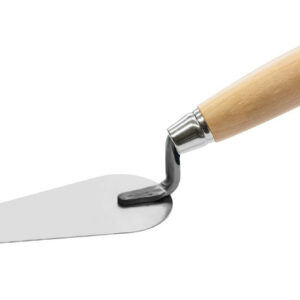 Truelle langue de chat - inox - bois - 140mm