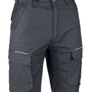Bermuda paléo coton/poly gris/noir taille 56 LMA LEBEURRE 6165-56