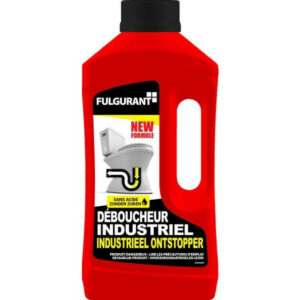 Déboucheur pour canalisation de wc industriel sans acide, BEVIL, 1 L