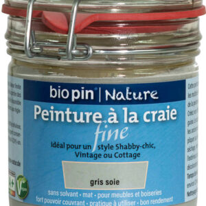 Peinture naturelle à la craie fine 0,325 L - Gris soie