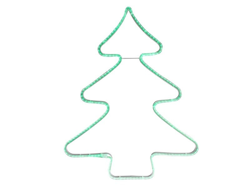 Arbre lumineux électrique vert intérieur / extérieur