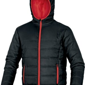 Blouson DOON noir/rouge taille L polyamide matelassé DELTA PLUS 0182401
