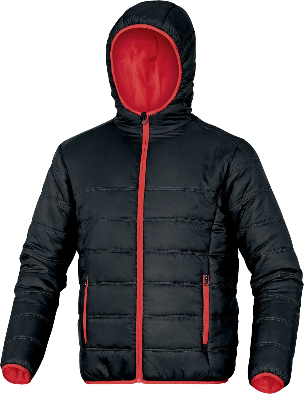 Blouson DOON noir/rouge taille XL polyamide matelassé DELTA PLUS 0182402