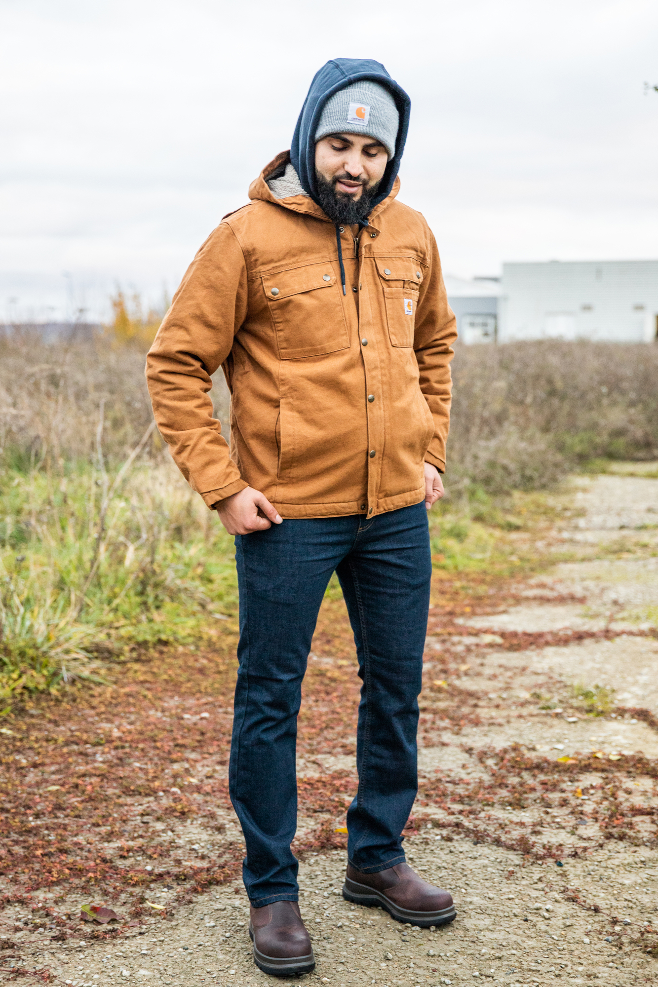 Blouson WASHED DUCK BARLETT T2XL marron CARHARTT S1103826BRNXXL