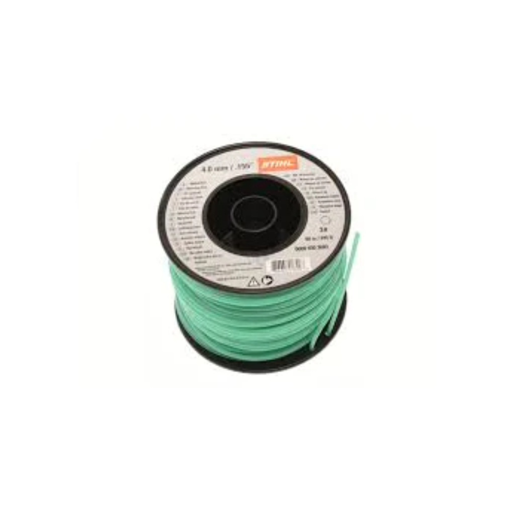 Bobine de fil rond diamètre 4 mm longueur 27 m - vert foncé STIHL 0000-930-3607
