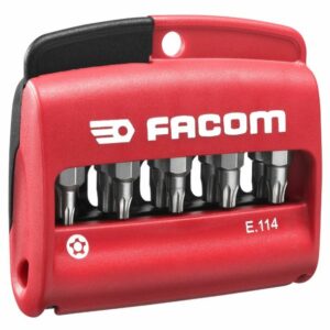 Boîte 10 embouts Resistorx plus + porte-embout FACOM E.114PB