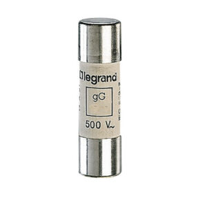 Boite de 10 cartouches industrielles cylindriques type GG 14 x 51 mm sans percuteur 16 A LEGRAND 014316