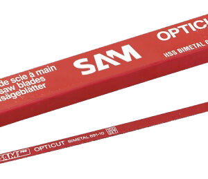 Boîte de 10 lames de scie à métaux HSS bi-métal Opticut SAM OUTILLAGE 691-E10A