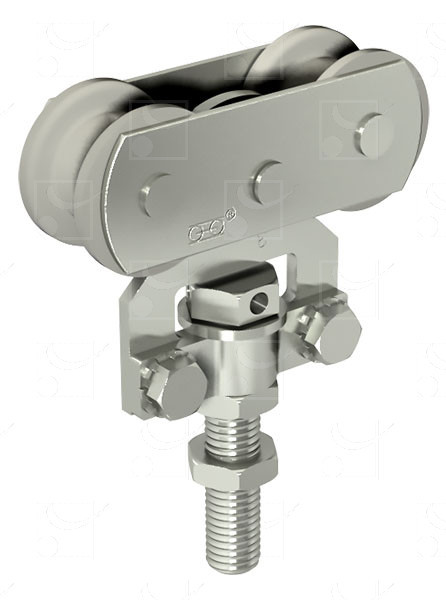 Boite de 2 montures 0235D pour rail 3530 fixation sur chant MANTION 0235D X 2