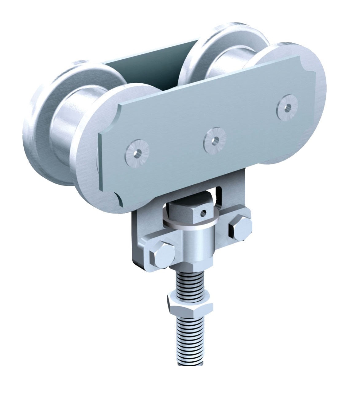 Boite de 2 montures fixes sur chant force 150 kg MANTION 0265 X 2