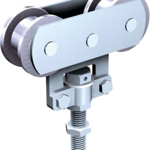 Boite de 2 montures galets acier à rouleaux MANTION 0255A X 2