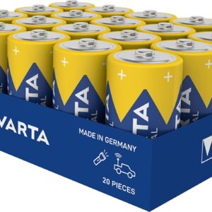 Boîte de 20 piles alcalines INDUSTRIAL Pro 1,5 V LR14 VARTA 4014211111