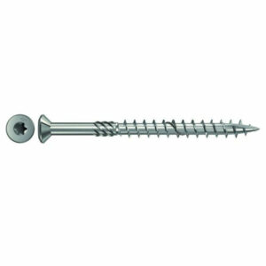 Boîte de 200 vis de terrasse FISCHER TX inox tête fraisée/ filetage partiel 5,0 x 50 mm