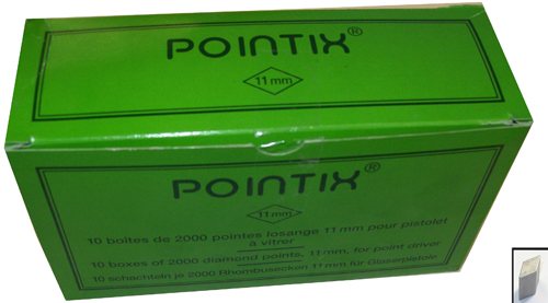 Boîte de 2000 pointes losange POINTIX ADLER 18012D