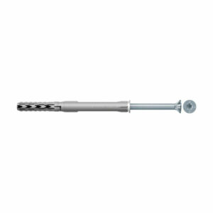 Boite de 50 chevilles rallongées SXR 10x100 T FISCHER 46264 (avec vis tête fraisée en acier électrozingué)