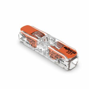 Boîte de 60 bornes à leviers Inline 4 mm² 2 conducteurs WAGO 221-2411