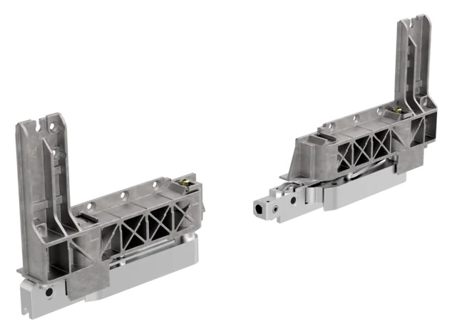 Boîte de base sabots GU 966/200 MZ-OZ droite FERCO K-15266-00-R-0