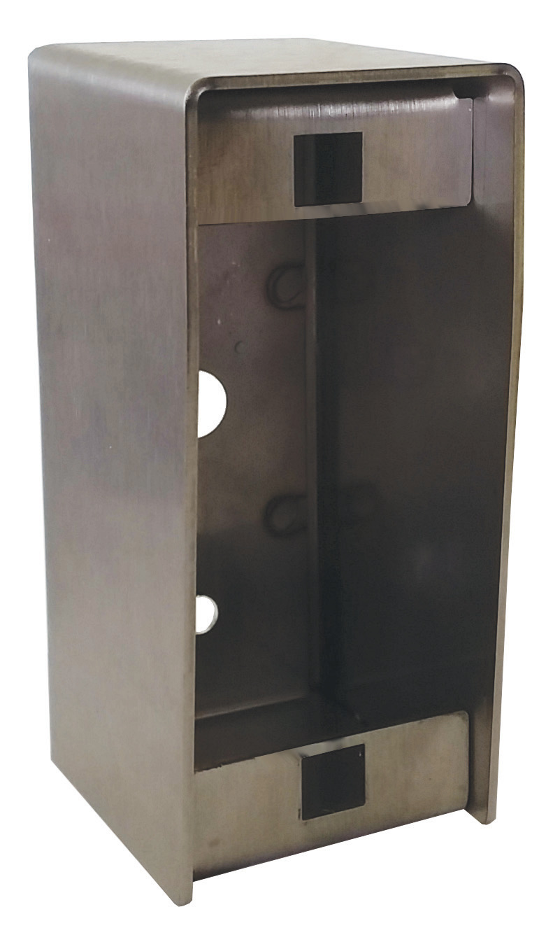 Boîtier de mise en saillie inox 40 x 100 mm HERACLES PCA-BS40