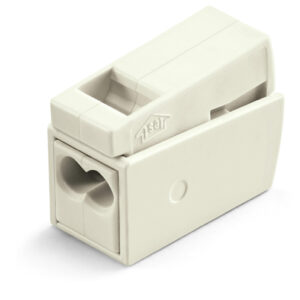 Borne pour luminaires 2 conducteurs 2,5 mm² blanc WAGO 224-112