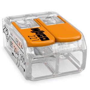 Bornes de raccordement COMPACT 4 mm² transparent WAGO 221-412 BT 100