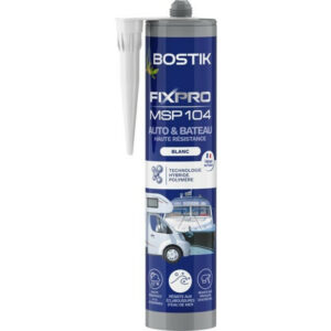 Colle joint int/ext polymere bostik fixpro msp104 auto/bateau blc 290