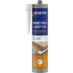 Colle joint int/ext polymere bostik fixpro msp112 menuiserie c290ml