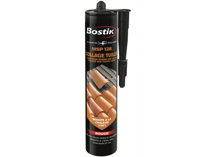 Colle joint int/ext polymere bostik fixpro msp126 tuile brique 290ml