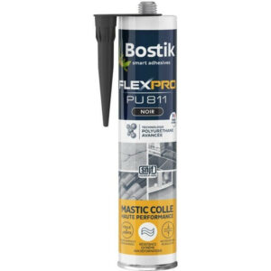 Colle joint int/ext polyuretane bostik flexpro pu811 noir cart 300ml