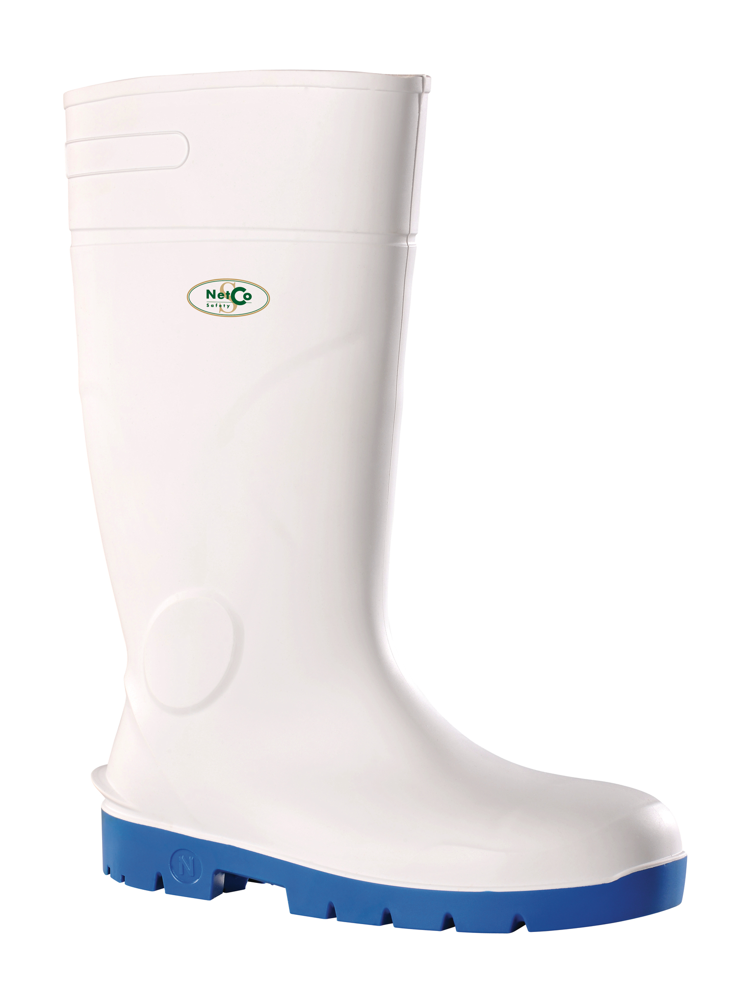 Botte AGRO TECH SEC CI S4 SRC blanc/bleu P37 NETCO SAFETY 00A2588-37