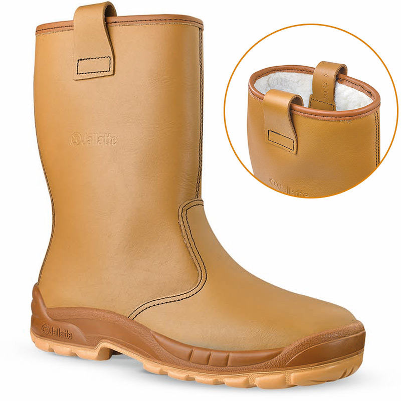 Bottes de sécurité fourrées JALFRIGG SAS CI S3 SRC marron P45 JALLATTE 00J0652-T45