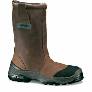 Bottes de sécurité non fourrées cuir Pull-up BURAN CI SRC marron P43 LEMAITRE SECURITE BURAS30BF-43