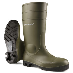 Bottes de sécurité S5 SRA vert/noir PROTOMASTOR FULL SAFETY P46 DUNLOP 142VP.46
