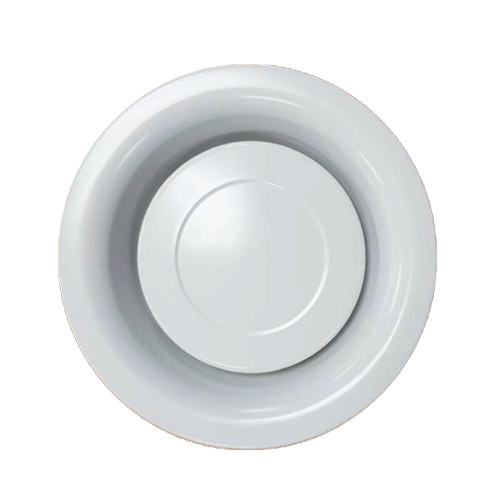 Bouche d'extraction et d'insufflation BEM métallique rond 100 mm réglable S&P 850017