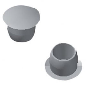 Bouchon de diamètre 12 mm blanc tête affleurante boîte de 1000 DB12 AF BL