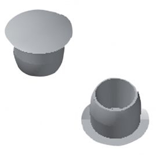 Bouchon de diamètre 20 mm blanc tête affleurante boîte de 500 DB20 AF BL