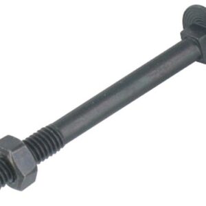 Boulon pour bois tête ronde à collet carré acier zingué noir 6X40 boîte de 200 ULTIMA 5036040