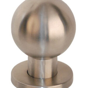 Bouton de porte fixe rond inox D65 CADAP 186-72S