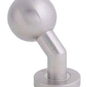 Bouton de porte JADE inox boule deportée diamètre 55 mm HERACLES B-INOX-BP03