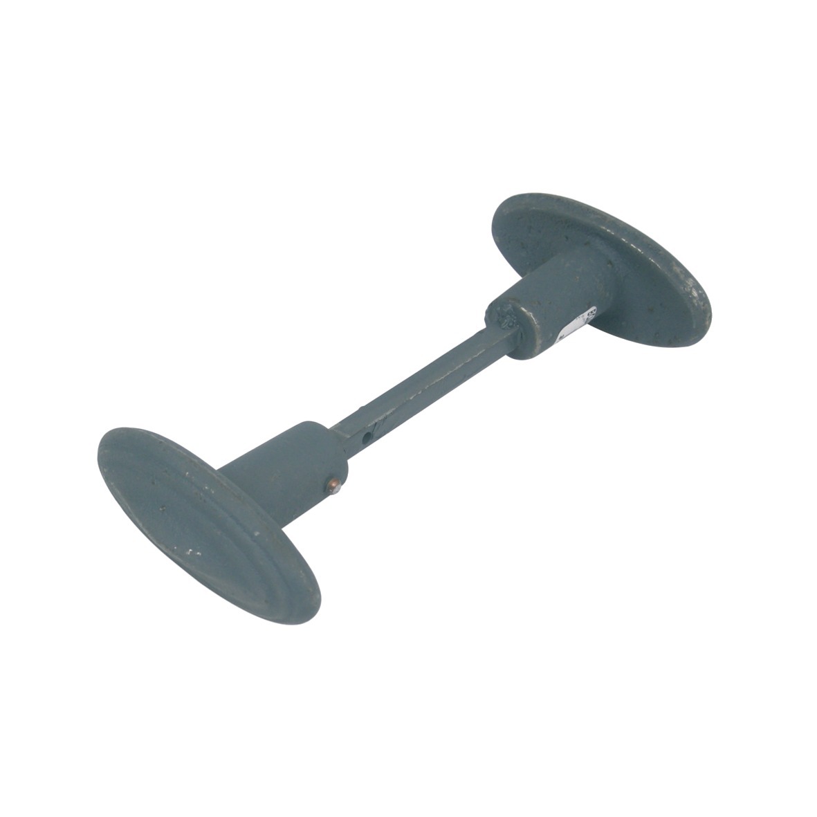 Bouton double 59/06 moderne tige 6 en fonte époxy gris JARDINIER MASSARD J575060