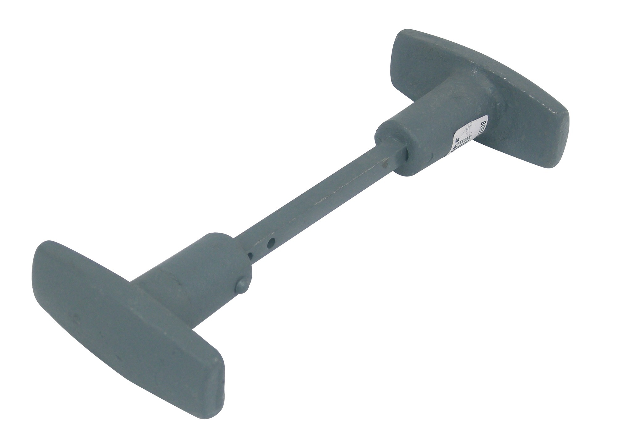 Bouton double évidé en fonte finition gris JARDINIER MASSARD J502161